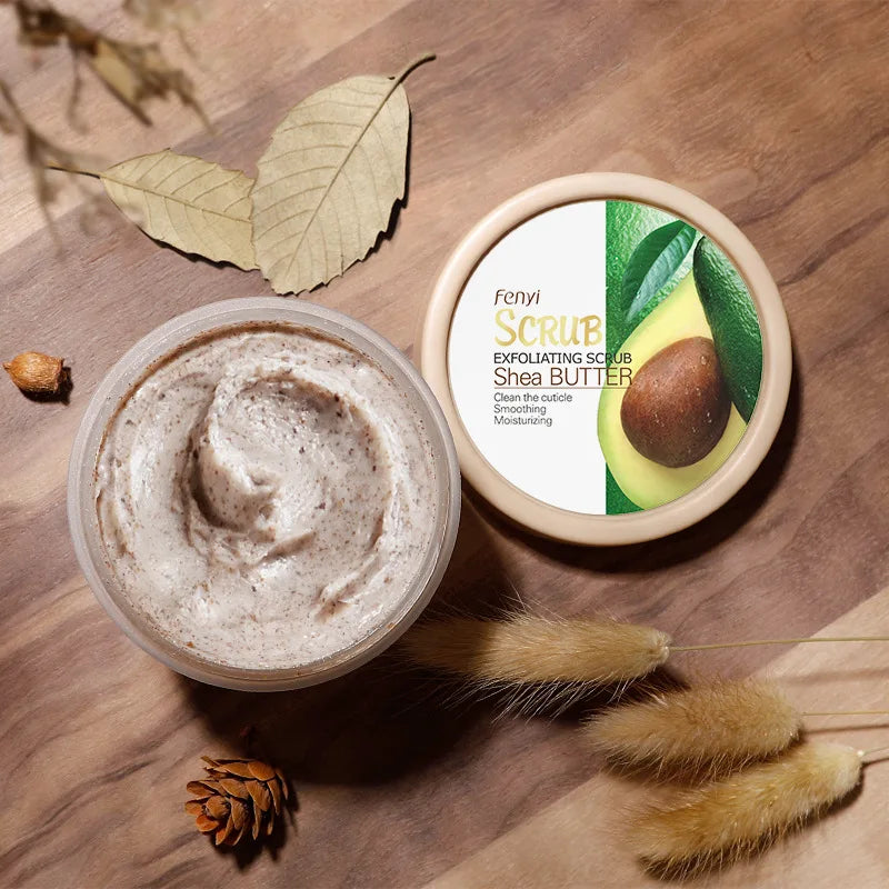 Shea Butter Exfoliating Face & Body Scrub Cream