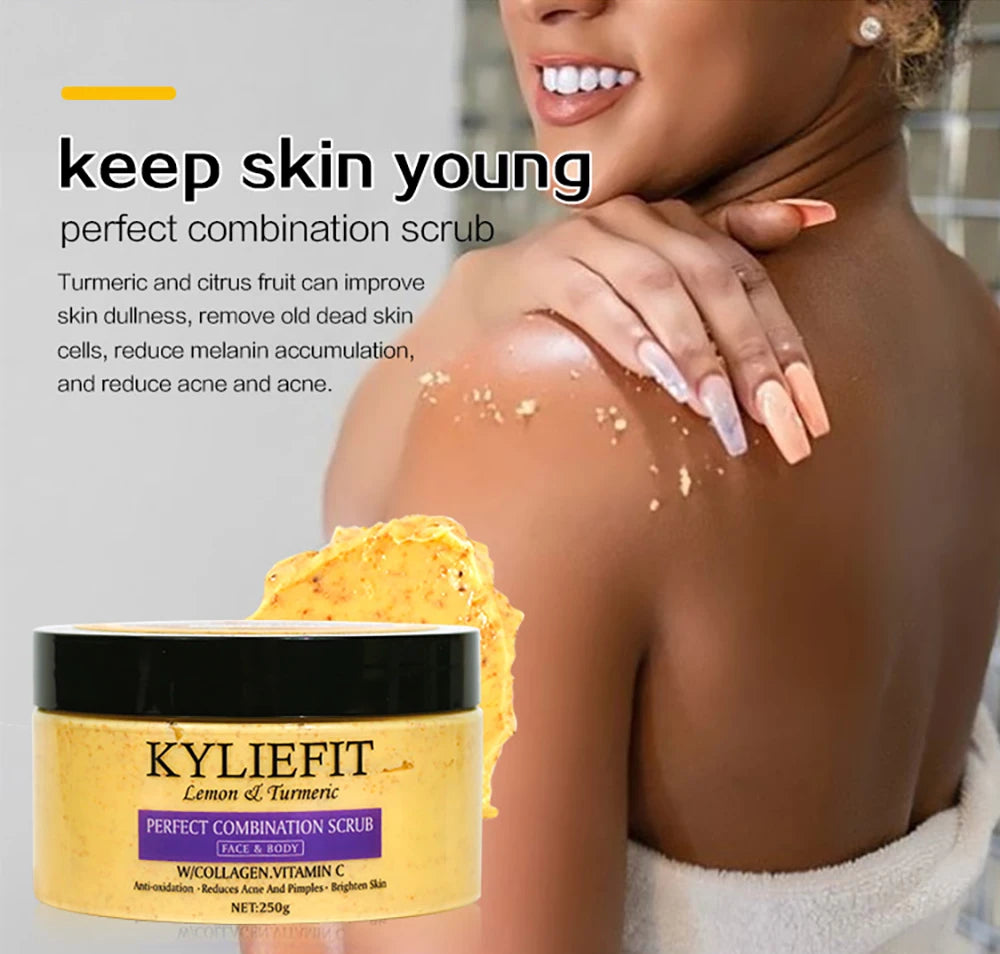 Natural Turmeric Face & Body Scrub