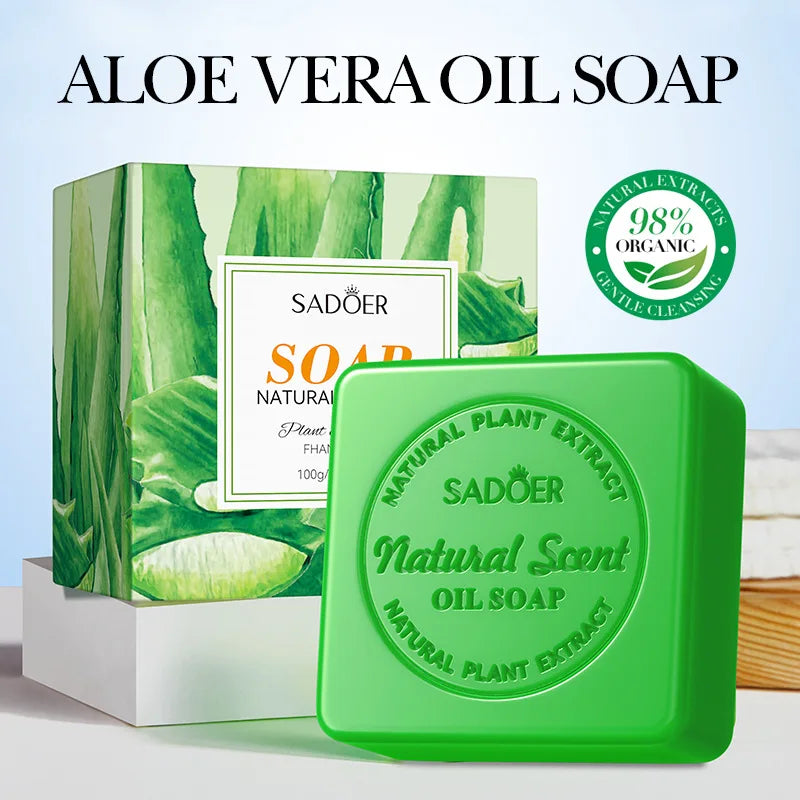 Natural Aloe Vera Essential Oil Soap 100g