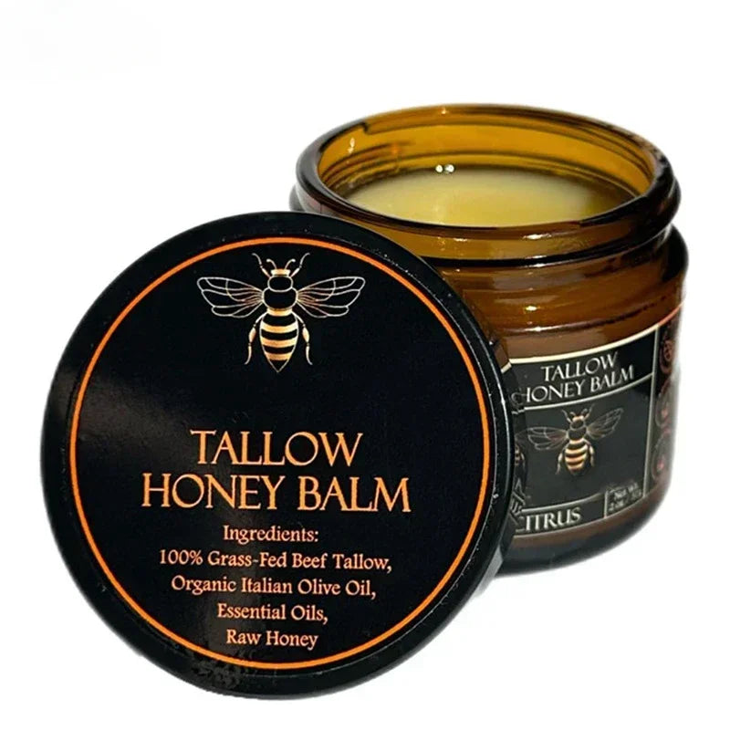 Grass-Fed Beef Tallow & Honey Balm