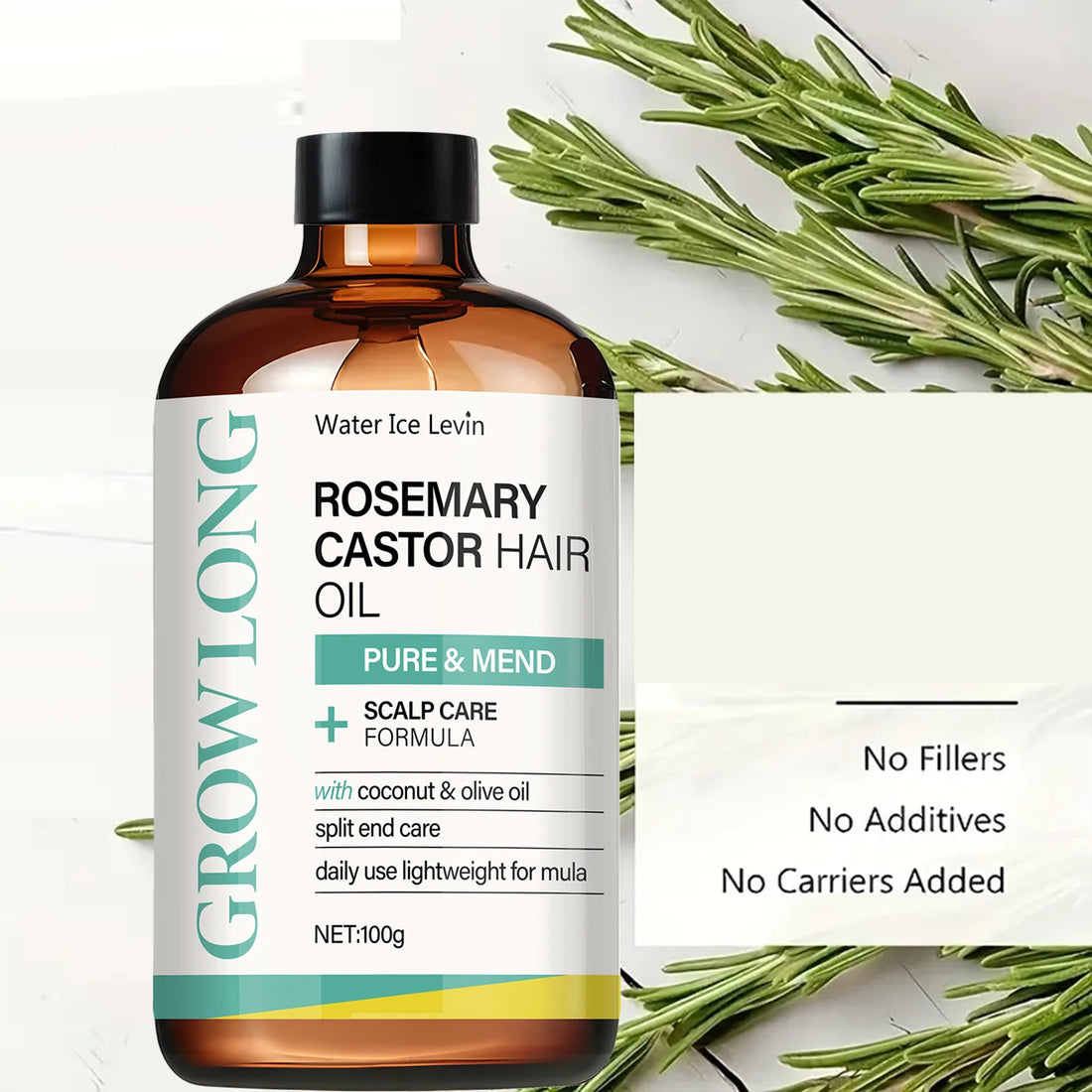 Rosemary Castor Hair Oil