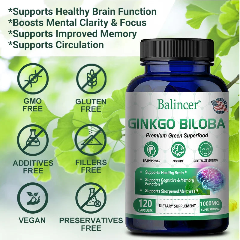 Ginkgo Biloba Extra Strength 1000 mg