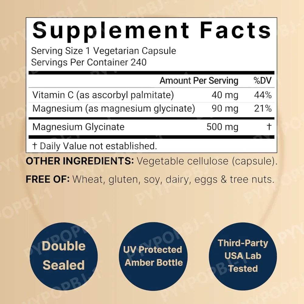 Naturebell Magnesium Glycinate 500 mg