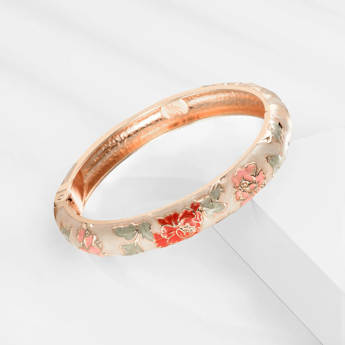 Enameled Flower Bracelets for Women