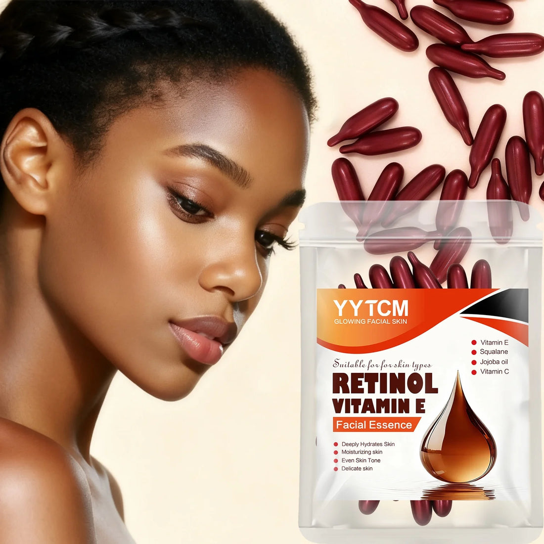 Retinol & Vitamin E Moisturizing Capsule Essence