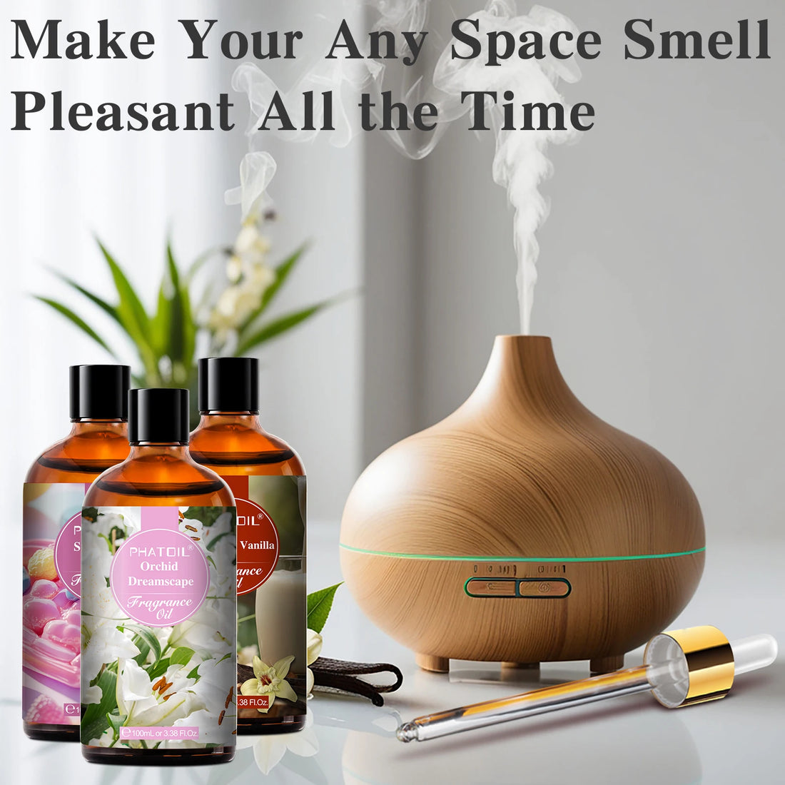 PHATOIL Almond & Vanilla Fragrance Oil 100ml – Aromatherapy