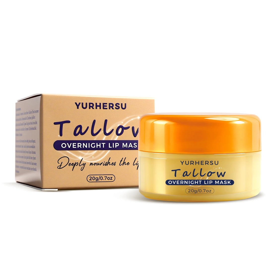 Beef Tallow & Manuka Honey Hydrating Lip Scrub Mask