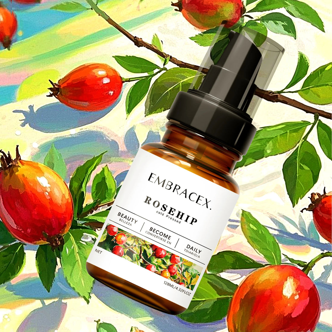 128ml Rosehip Carrier Oil